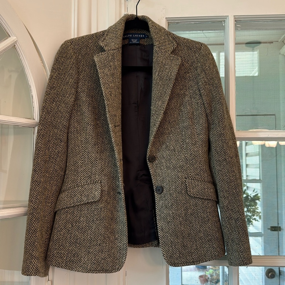 Classic Ralph Lauren Herringbone Blazer